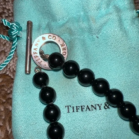 Tiffany & Co. Black onyx Bead Bracelet